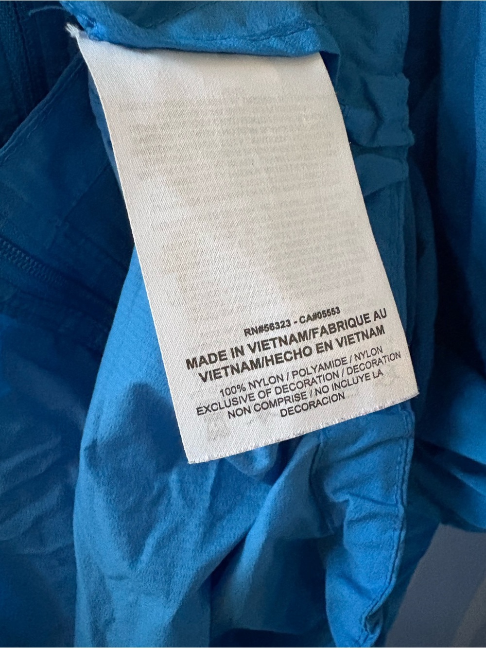 Nike Men’s Hooded Windbreaker Running Lightweight Jacket Blue XL - Picture 5 of 6